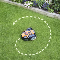 Robotická sekačka LawnMaster VBRM16 OcuMow™ vhodná až pro 100 metrů čtverečních - samohybná robotická sekačka s lithium-iontovou